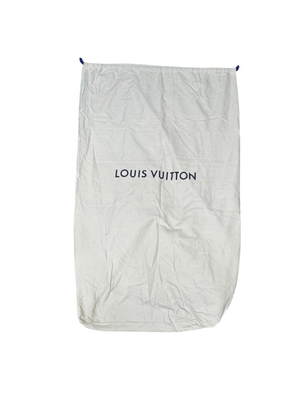 Louis Vuitton Large Beige Dust Bag 36" x 59.5" Drawstring Suit Luggage Handbags